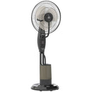 Ventilatore Nebulizzatore con Serbatoio 3,2L 3 Modalità e 3 Velocità Oscillazione 70° Timer Telecomando Nero      