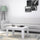 Tavolino basso da salotto 90x60x45 cm Coffee bianco