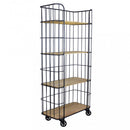 Mobile  Amyas 77x39,5x168 h cm in Legno Nero