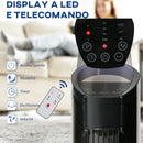 Ventilatore a Torre da Terra 3 Funzioni e 3 Velocità con Telecomando Oscillante 70° Nero      