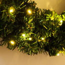 Ghirlanda di Natale Decorativa con 50 Luci Led Ø55 cm 