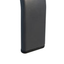 Tavolino da Giardino in Metallo con Piano in Vetro Temperato Nero 68.5x68.5x84 cm 