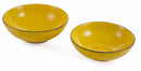 Set 2 Insalatiere in Gres Villa d'Este Home Tivoli Baita Glazed Gialli