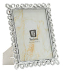 Cornice Hollow 26x2,2x31,3 cm in Resina e Vetro Argento      