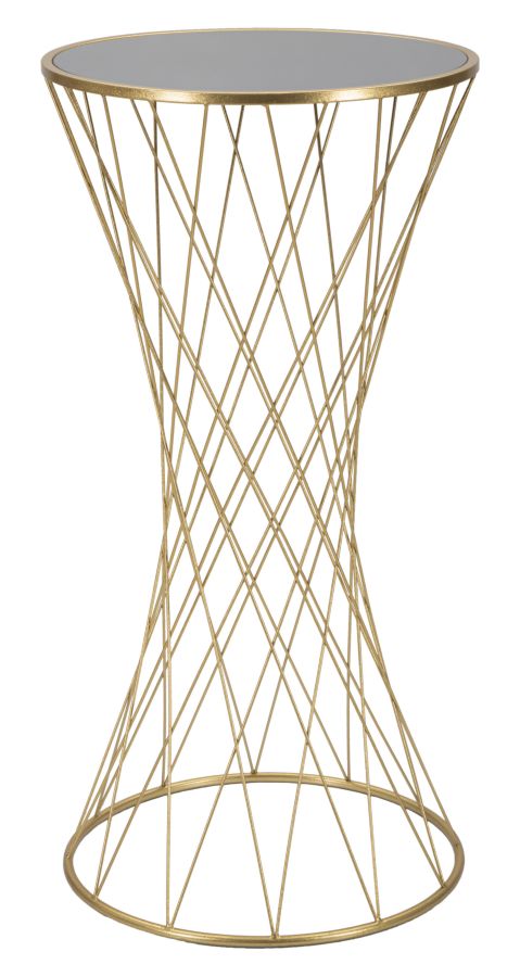 online Tavolino Tower New 50x100x50 cm in Ferro e MDF Oro