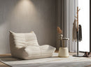 Poltrona Mask Bianca 103x100x80 cm in Spugna e Poliestere Bianco      