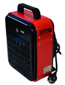 Generatore di Aria Calda Riscaldatore Elettrico Professionale 3000W IPX4 Jessen MHTeam EH1-03 Rosso