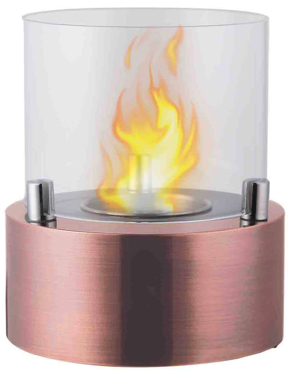 Camino a Bioetanolo da Tavolo Ø13x15,8 cm Vannini Giotto Candle Rosè online