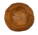 Svuotatasche Garit Ø32x11 cm in Teak Riciclato      