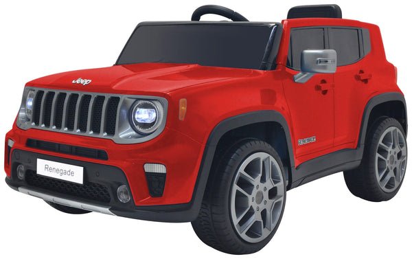 Macchina Elettrica per Bambini 12V con Licenza Jeep Renegade Rossa prezzo