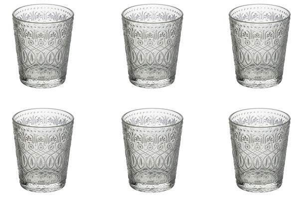 sconto Set 6 Bicchieri Acqua in Vetro 310 ml Villa d'Este Home Tivoli New Marrakech
