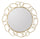 Specchio Chain Oro Ø84x2 cm in Ferro e MDF Oro