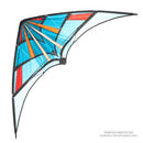 Aquilone Acrobatico STUNT KITE a forma di Deltaplano 60x140 cm Multicolore
