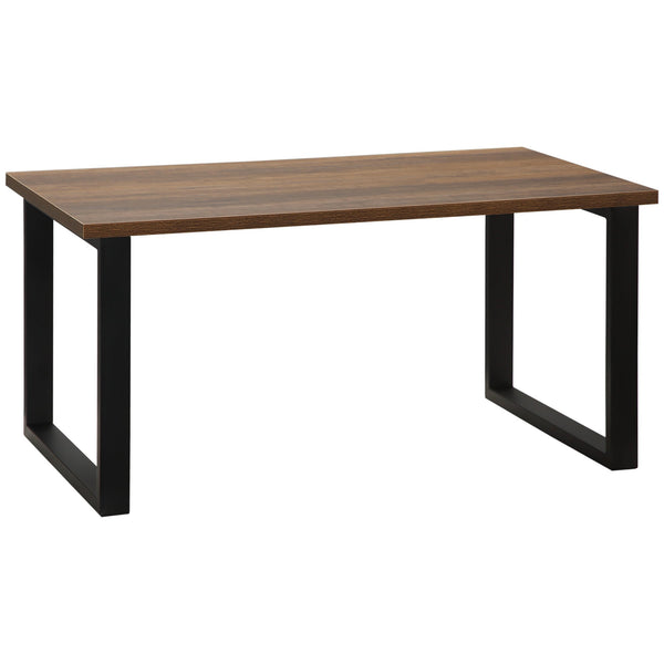 Tavolino da Caffè 100x60x50 cm in MDF e Acciaio Nero prezzo