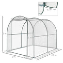 Serra da Giardino per Piante a Tunnel in PVC 250x200x200 cm 