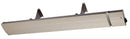 Stufa Elettrica ad Infrarossi da Parete Soffitto 104,5x17,7x6 cm 1500W con Telecomando Bianco