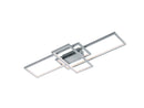Plafoniera da Interno a LED in Metallo Nickel Opaco