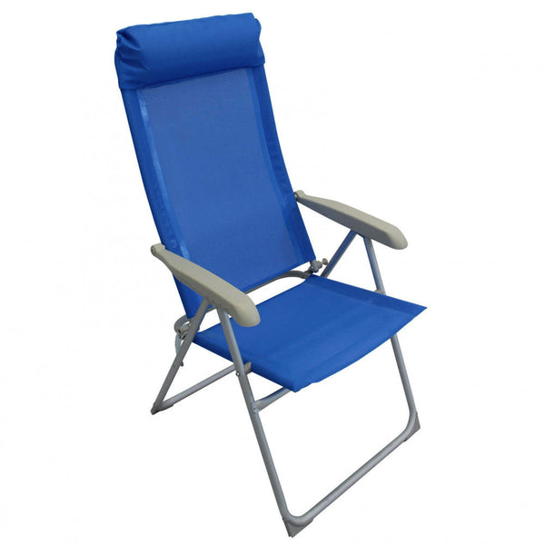 acquista Poltrona Miami 47,5x43x44/120 h cm in Textilene Azzurro