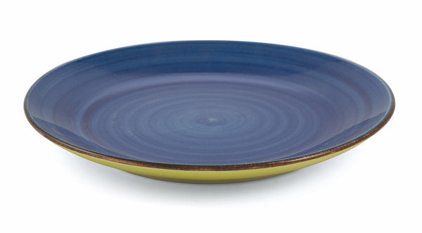 acquista Set 6 Piatti Frutta Ø19x2,5 cm in Gres Villa d'Este Home Tivoli Baita Blu