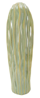 Vaso Venice 22x10x39 cm in Ceramica Verde      