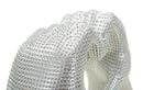 Scultura Lover Silver 25x7,5x13,5 cm in Resina Argento      