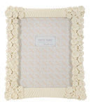 Cornice Cempalk 27,8x2x33 cm in Resina e Vetro Crema      