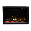 Camino Elettrico da Incasso 61,3x89,6x30,4 cm Effetto Fiamma 1500W Nepal 34 Nero