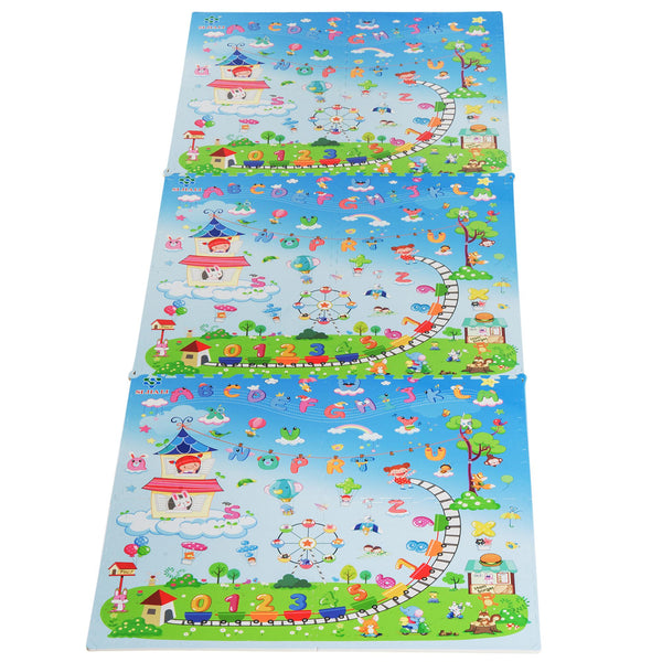 Tappeto Puzzle per Bambini Disegno Fantasia 12 Tessere 61.5x61.5 cm online
