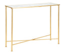 Console Butterflies Glass 100x35x80 cm in Ferro e Vetro Oro      
