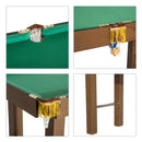 Tavolo da Biliardo con Palline Stecche e Accessori in Legno MDF 123.5x66.5x66 cm 