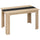 Tavolo da Pranzo Moderno per 4-6 Persone 120x69x75 cm Nero e Legno