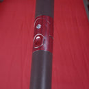 Ombrellone da Giardino Ø2,75x2,33 m Palo Ø38 mm in Metallo con luci LED Rosso 