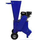 Cippatrice Trituratore per Rami 64x88x134 cm in Acciaio Blu  