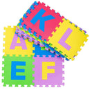 Tappeto Puzzle per Bambini con Lettere 26 Pezzi 29x29 cm Multicolor