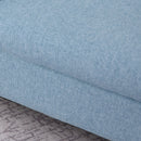Poltrona per Bambini 49x45x44 cm con Imbottitura in Tessuto Blu      