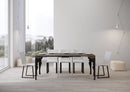 Consolle Allungabile 90-196x40x77 cm in Nobilitato Marrone