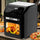 Friggitrice Aria Calda Air Fryer 12 L 1800W Display LCD 12 Programmi con Accessori Nero