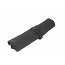 Set 6 Utensili Barbecue in Acciaio Inox e Legno con Grembiule in Nylon Nero      