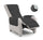 Copripoltrona Trapuntato Doubleface Grigio Chiaro/Grigio Scuro