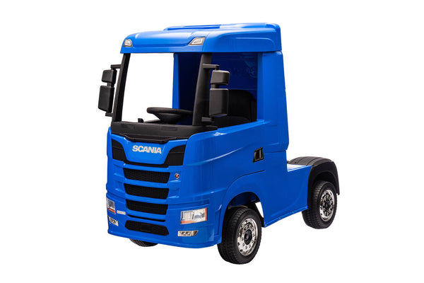 Camion Elettrico per Bambini 126x68x102 cm 24V Scania Blu online