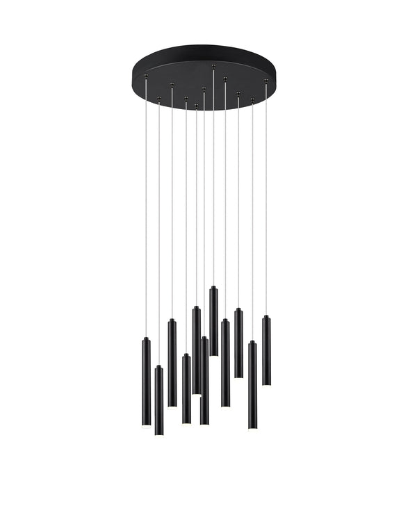 Lampada a Sospensione da Interno a LED in Metallo Nero Opaco prezzo
