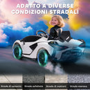 Macchina Elettrica per Bambini 12V con Licenza Lamborghini Sian FKP 37 Bianca