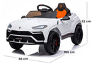 Macchina Elettrica per Bambini 12V con Licenza Lamborghini Urus Bianca