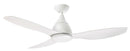 Ventilatore da Soffitto con 3 Pale in Abs Ø130 cm 5 Velocità Martec Vantage Bianco