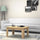 Tavolino basso da salotto 90x60x45 cm Coffee rovere