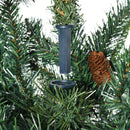 Albero di Natale Artificiale 210 cm 1622 Rami con Pigne  Pino Verde