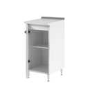 Base cucina con anta 30x50x85H cm noce antico
