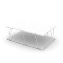 Tavolino da salotto 90x60x31 cm Tars bianco