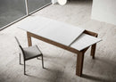 Tavolo Allungabile 160-220x90x77 cm Bibi Mix Bianco Frassino