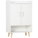 Mobile Scarpiera 60x30x92 cm in Legno Truciolare Bianco